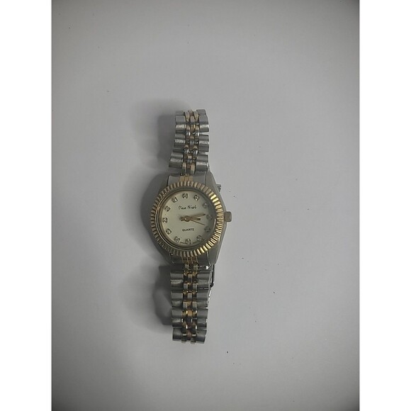 Vintage Pierre Nicol Wristwatch Watch Womens Gold Tone Silver Tone Analog - Picture 1 of 11